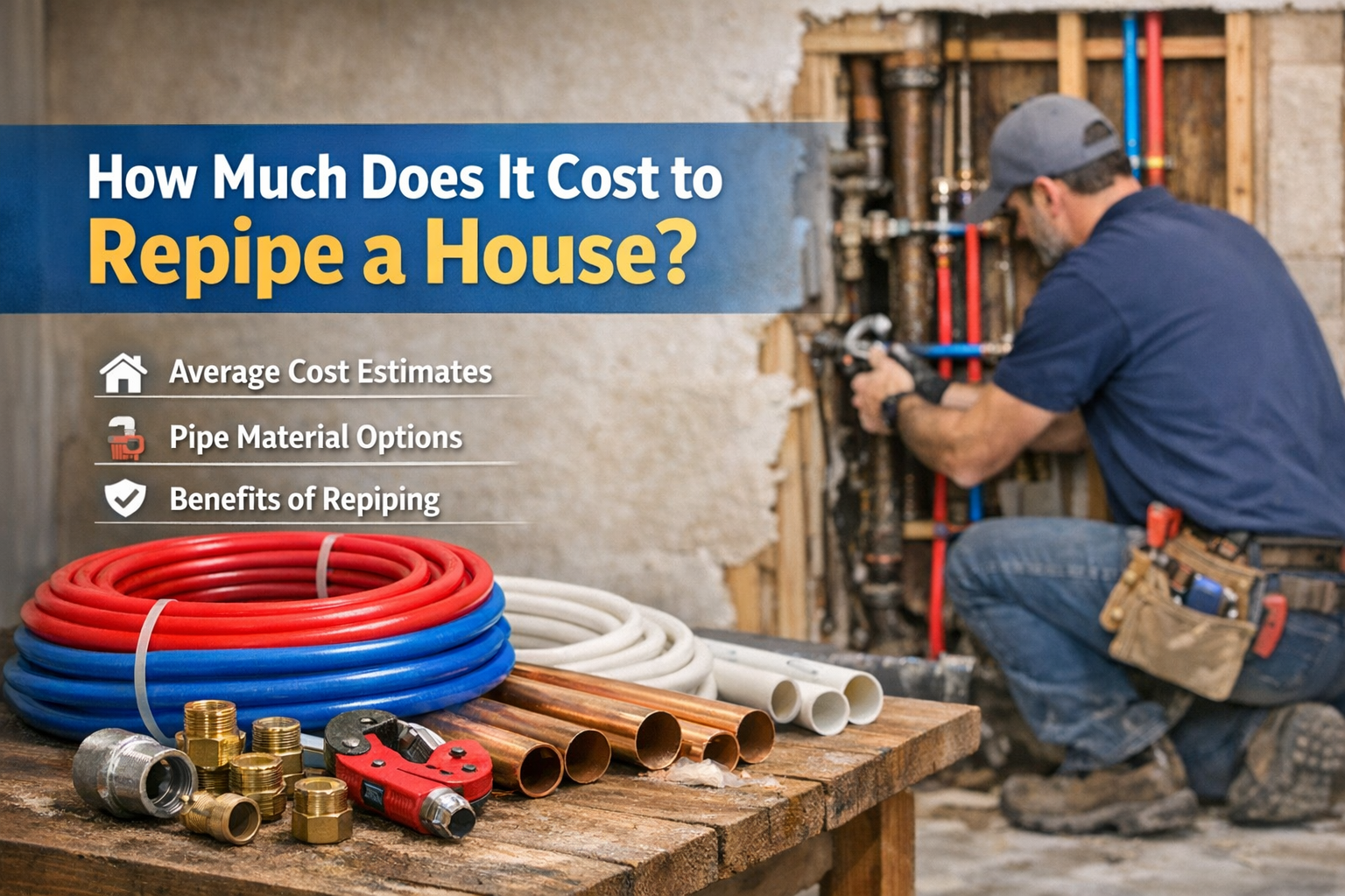 How Much Does It Cost to Repipe a House?