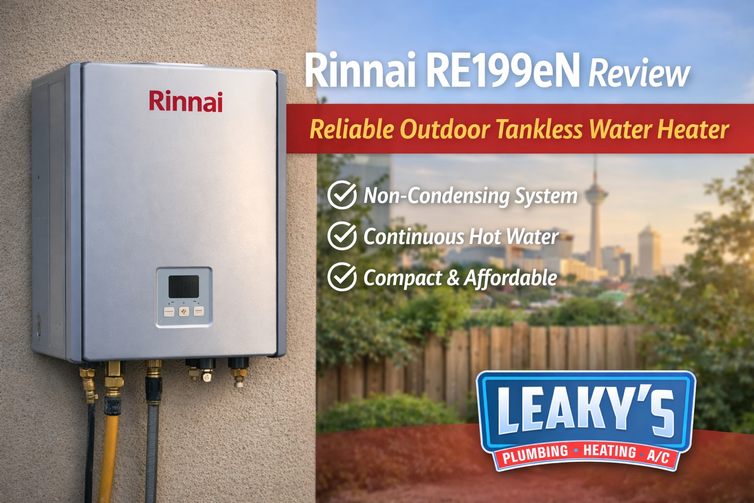 Rinnai RE199eN Review (Non-Condensing Tankless Water Heater)