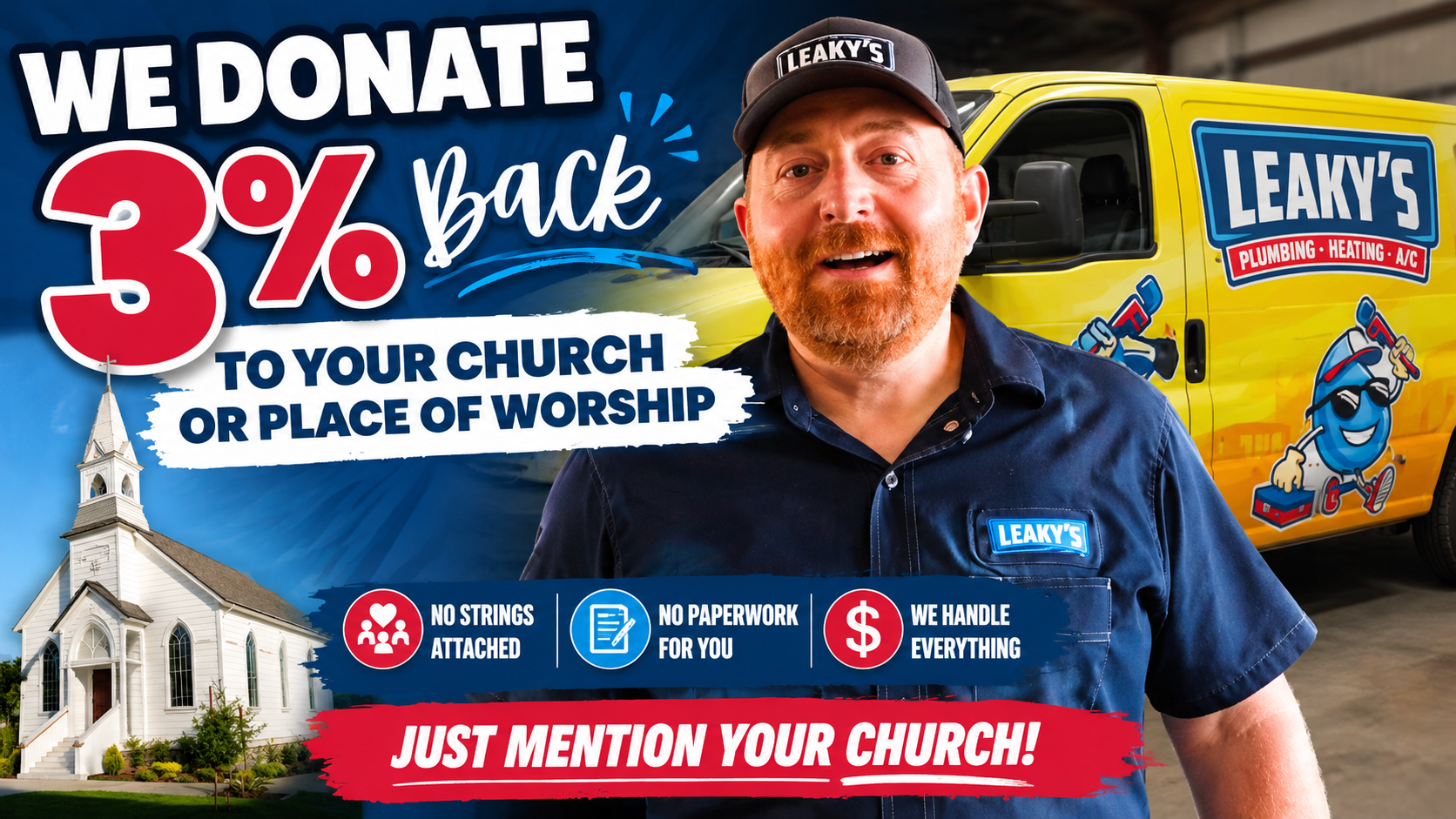 Leaky’s Church Partnership Program